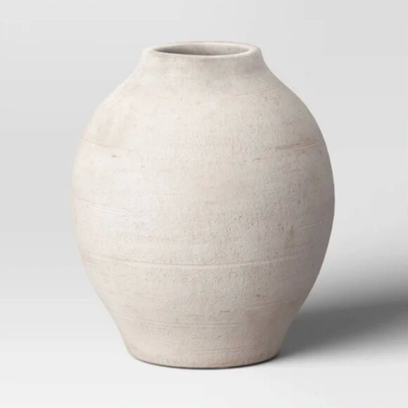 Threshold Large Ceramic Rustic Artisan Vase - Picture 1 of 6